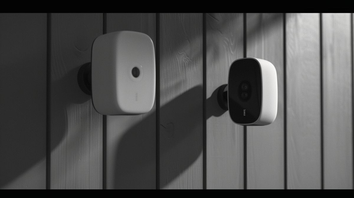 Comparison of Blink 4th Gen vs 3rd Gen security cameras, showcasing the sleek, modern design of the 4th Gen next to the slightly less advanced 3rd Gen model