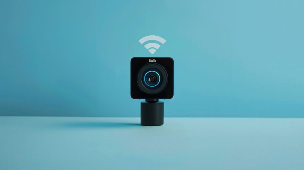 Blink camera displayed with a broken WiFi symbol, illustrating Do Blink Cameras Work Without WiFi